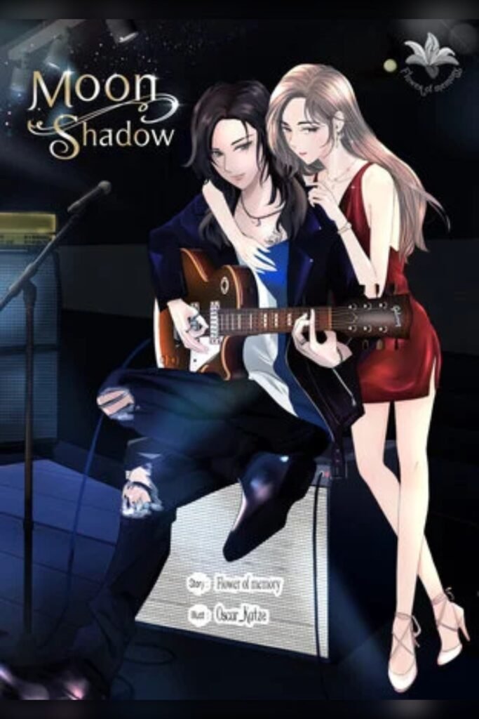 Moon Shadow (เงาใต้พระจันทร์) Thai GL novel cover, Flower of Memory, official English e-book edition