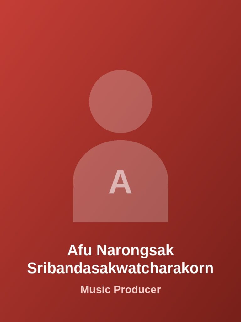Afu Narongsak Sribandasakwatcharakorn, BLGLFlix name card shown in place of a photograph