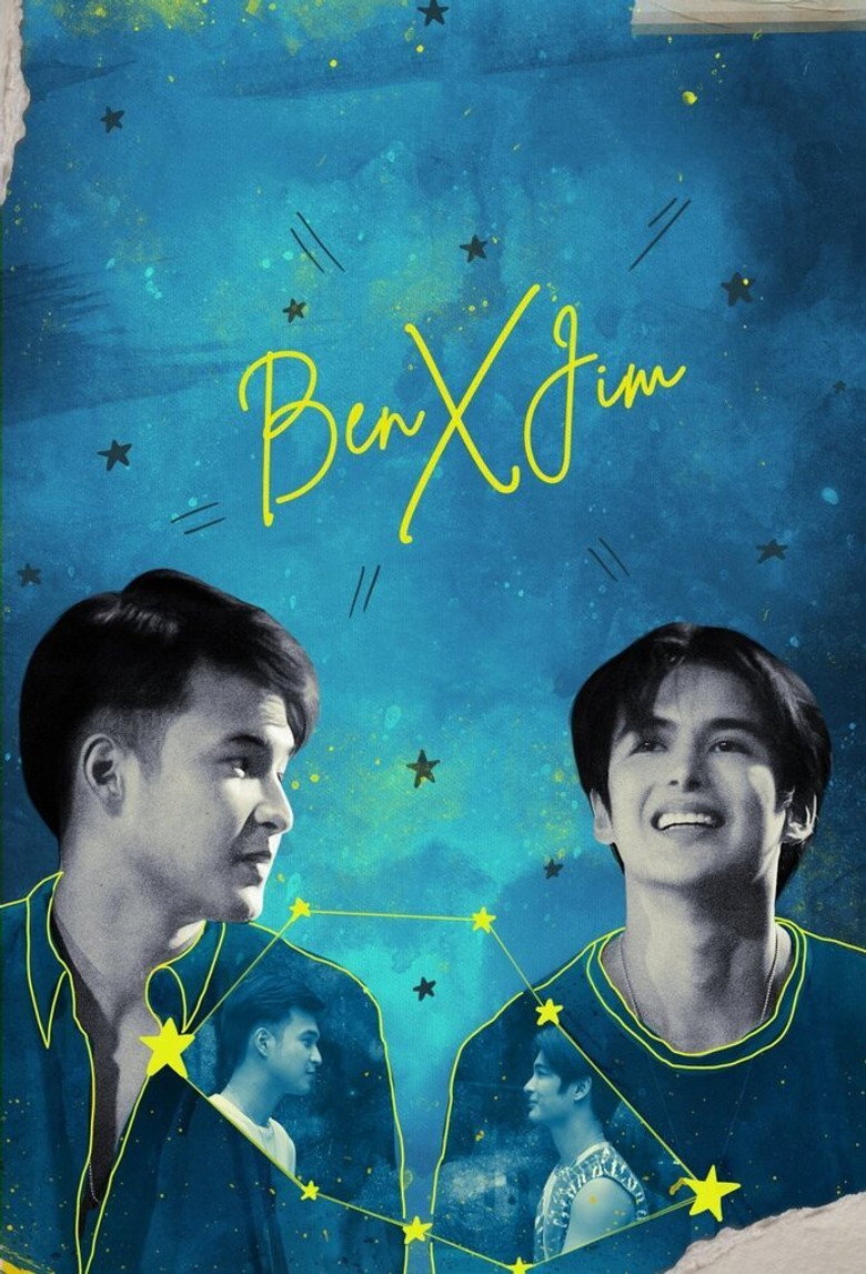 Vertical poster for the 2020 Filipino boys' love web series Ben x Jim