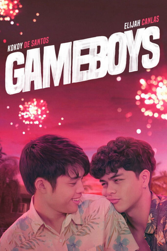 Vertical poster for the 2020 Filipino boys' love web series Gameboys