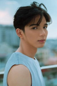 Portrait photograph of Vietnamese actor Hao Dan