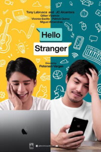 Vertical poster for the 2020 Filipino boys' love web series Hello Stranger
