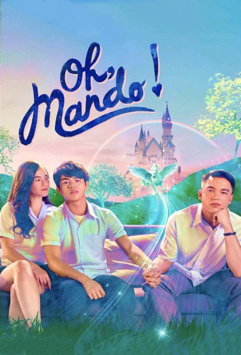 Vertical poster for the 2020 Filipino boys' love web series Oh, Mando!