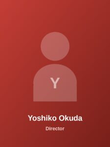 Yoshiko Okuda, BLGLFlix name card shown in place of a photograph
