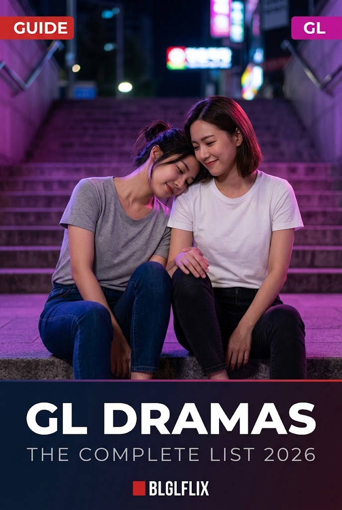 Two women sitting close on purple lit city steps at night, one resting her head on the other shoulder